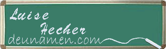 Luise Hecher Visitenkarte